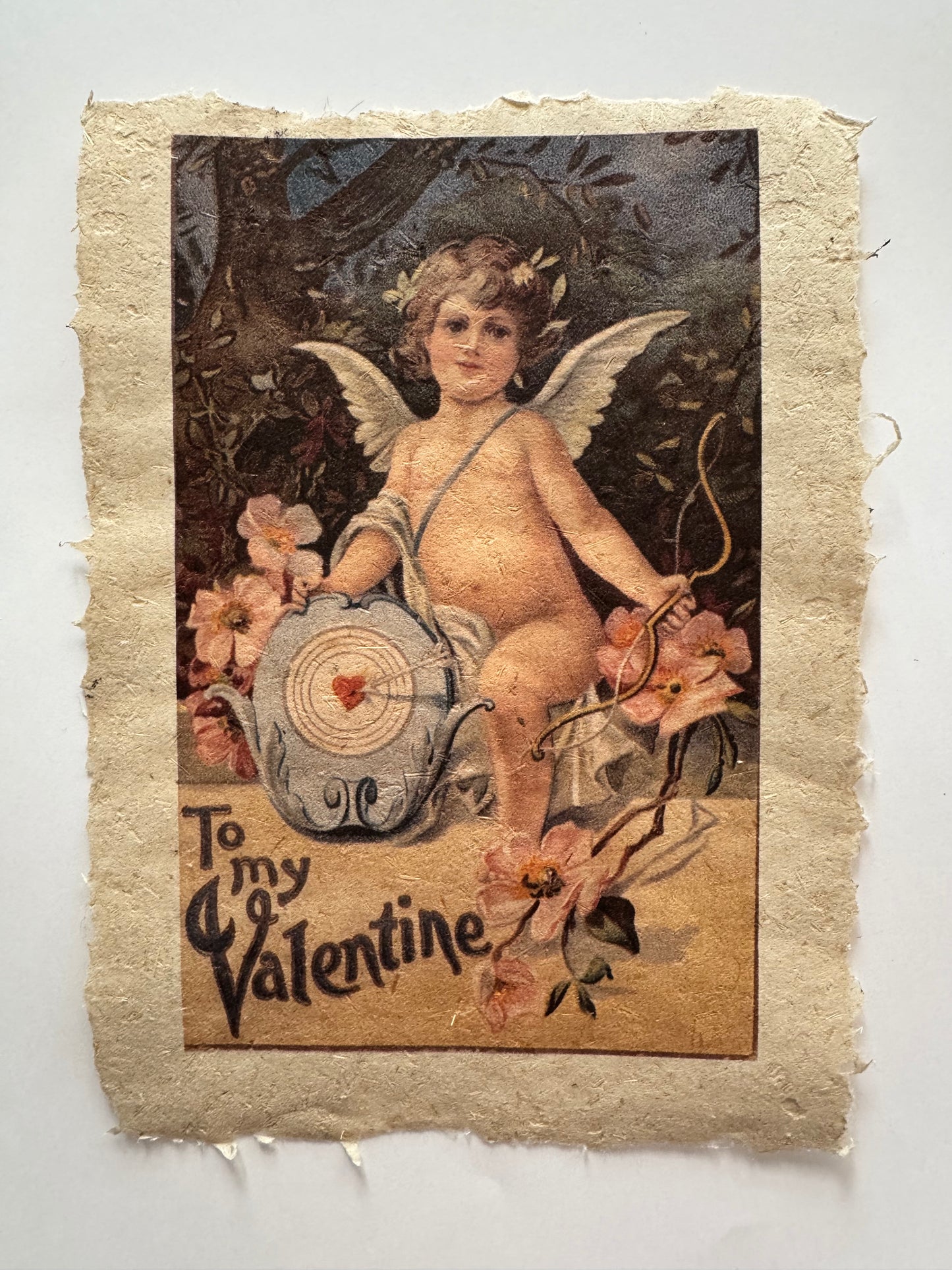 Maggie Janes Handmade Hemp paper Valentine's Day Cards